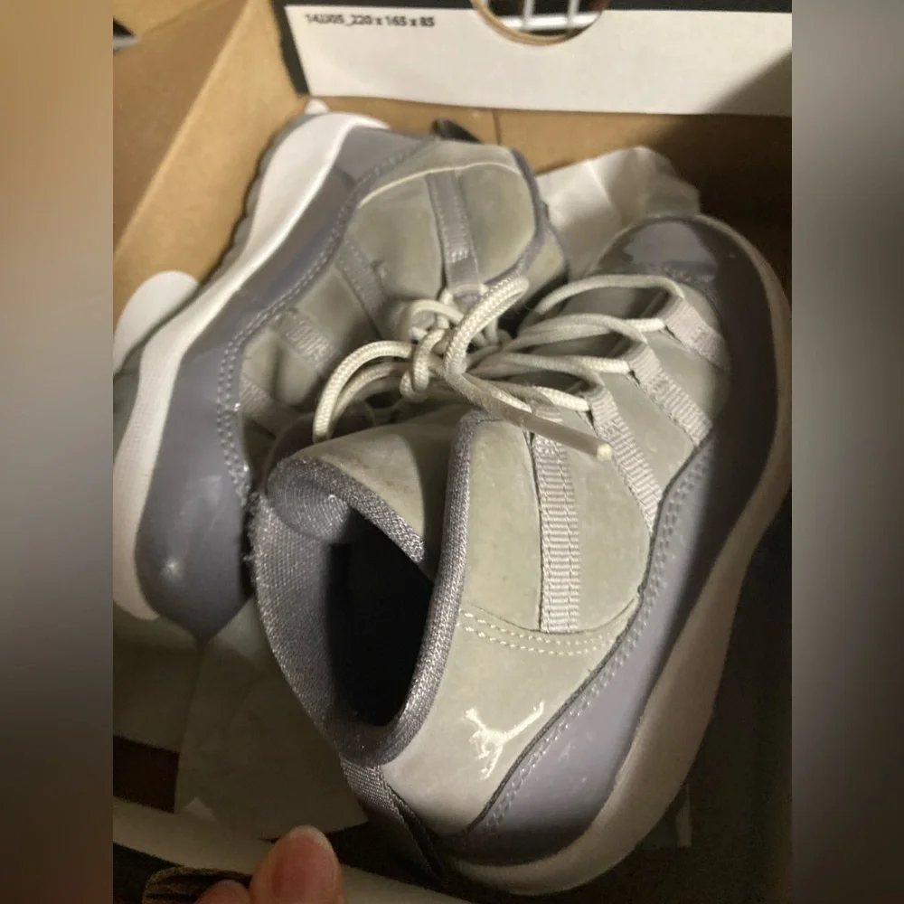 Nike Air Jordan‎ 11 Retro TD Cool Grey Toddler Sneakers Size 9C 378040-005 W/box